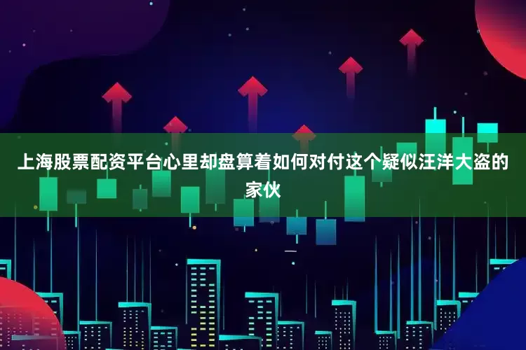 上海股票配资平台心里却盘算着如何对付这个疑似汪洋大盗的家伙