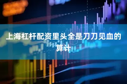 上海杠杆配资里头全是刀刀见血的算计